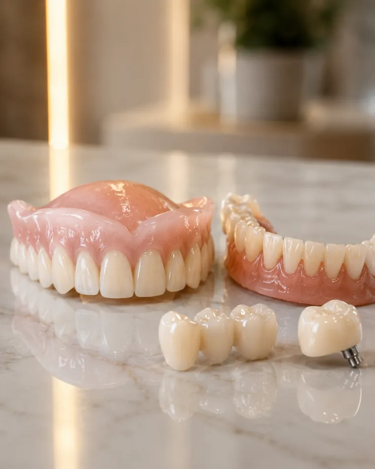 Próteses dentárias feitas no laboratório próprio da Amorim Odontologia